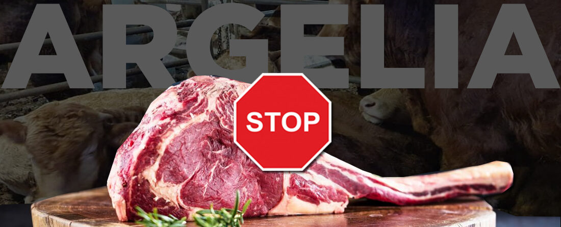 Carne de vacuno Argelia bloqueo a España STOP